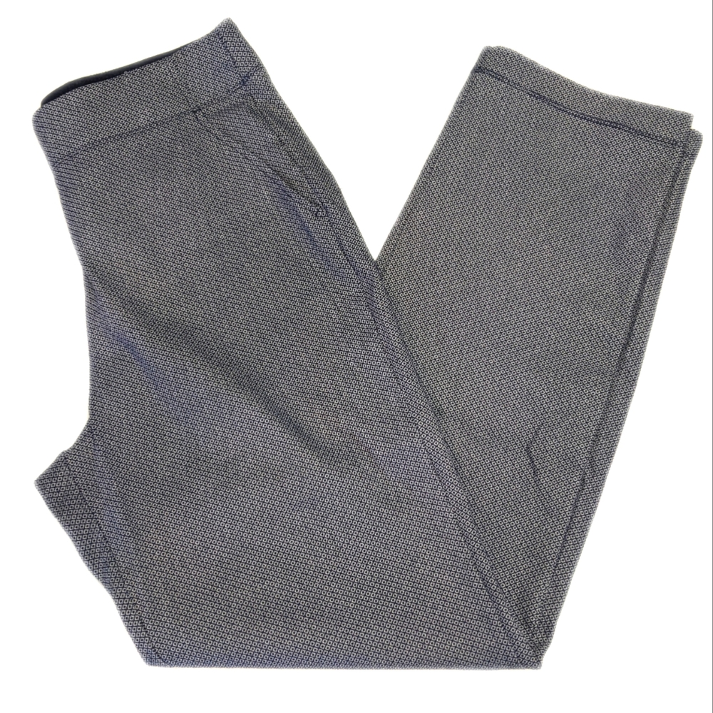 Max Studio pull-on elastic waistband dress pants, slim leg  trousers L